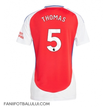 Arsenal Thomas Partey #5 Tricou Fotbal Replică 2024-25 Femei Acasa